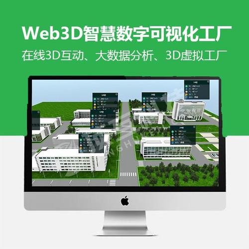 web3d智慧数字可视化工厂_数据三维可视化